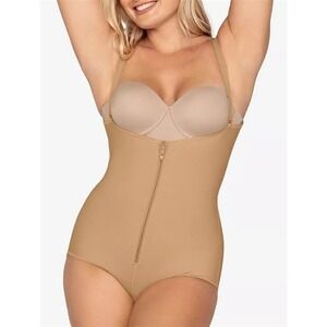 NWT Leonisa M Firm Tummy-Control WYOB Power Slim Bodysuit Shaper 018478 116423